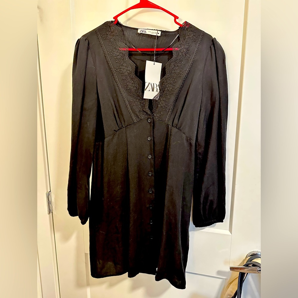 Zara black dress